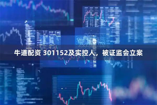 牛道配资 301152及实控人，被证监会立案